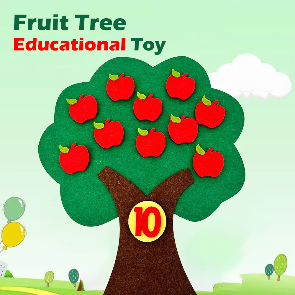 Montessori Fruit Tree Counting - Kids Education Number review and price