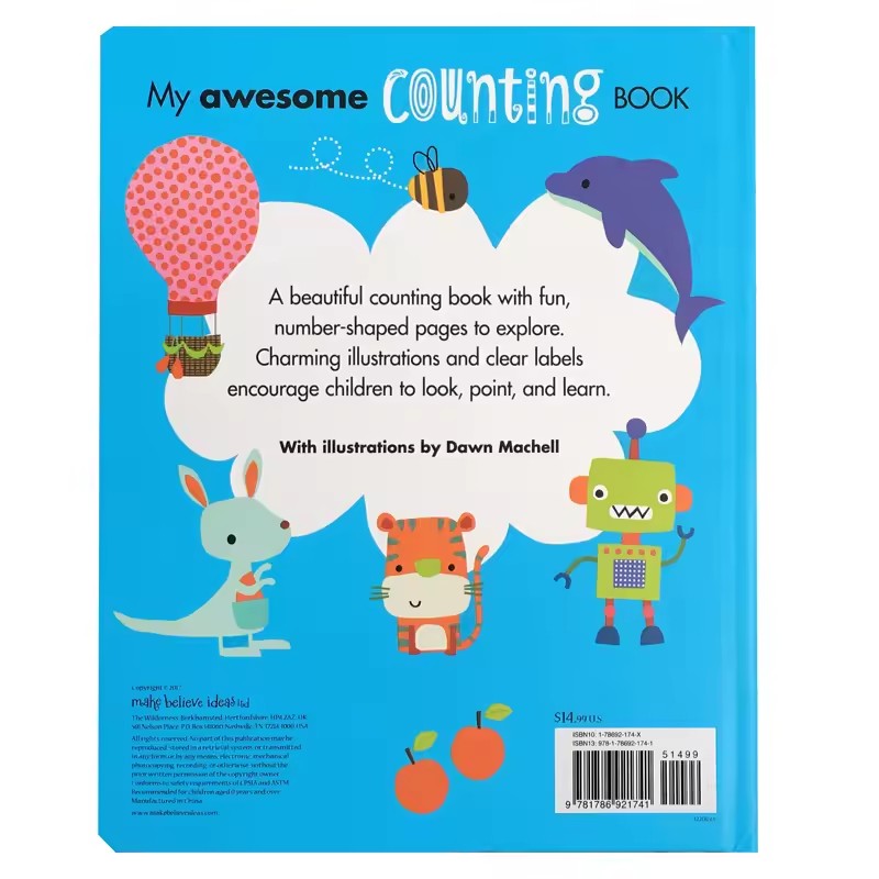 My Awesome Counting Book - Eng - Kids Education Number review and price