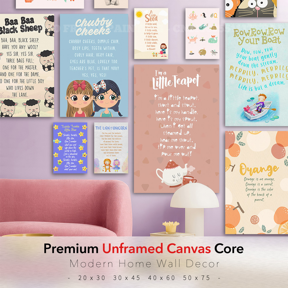 Classic Nursery Rhymes Canvas  - Kids Education Rhymes review and price