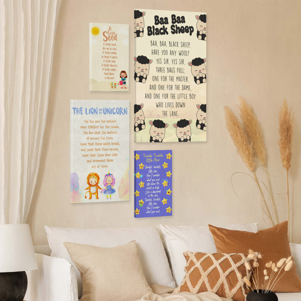 Classic Nursery Rhymes Canvas  - Kids Education Rhymes review and price