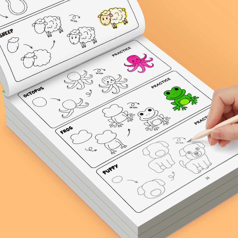 Kids Animal Drawing Book 32 Pa - Kids Education Activities review and price