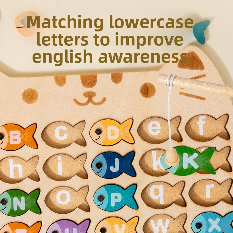 Wooden Magnetic Fishing Game K - Abc Kids Early Education review and price