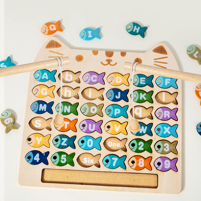 Wooden Magnetic Fishing Game K - Abc Kids Early Education review and price