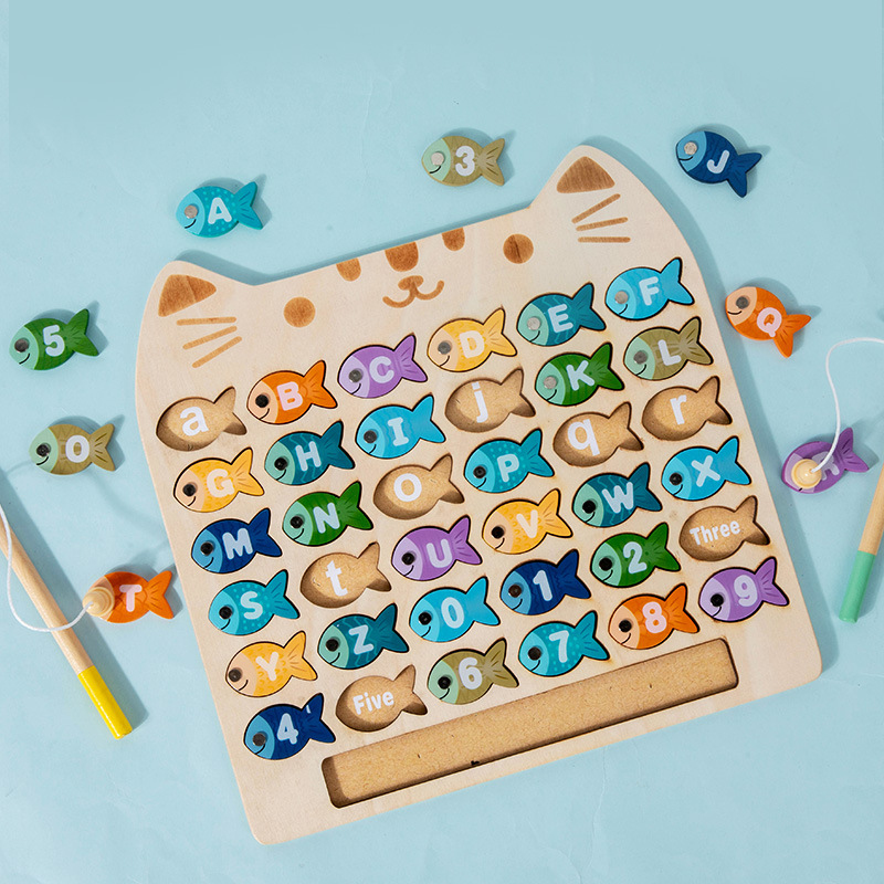 Wooden Magnetic Fishing Game K - Abc Kids Early Education review and price