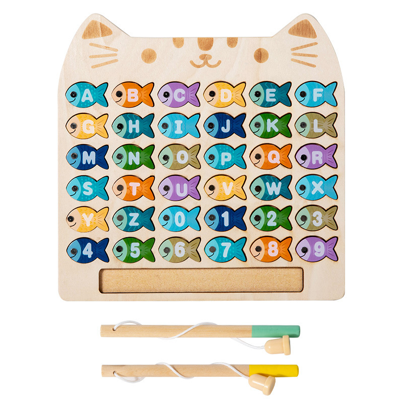 Wooden Magnetic Fishing Game K - Abc Kids Early Education review and price