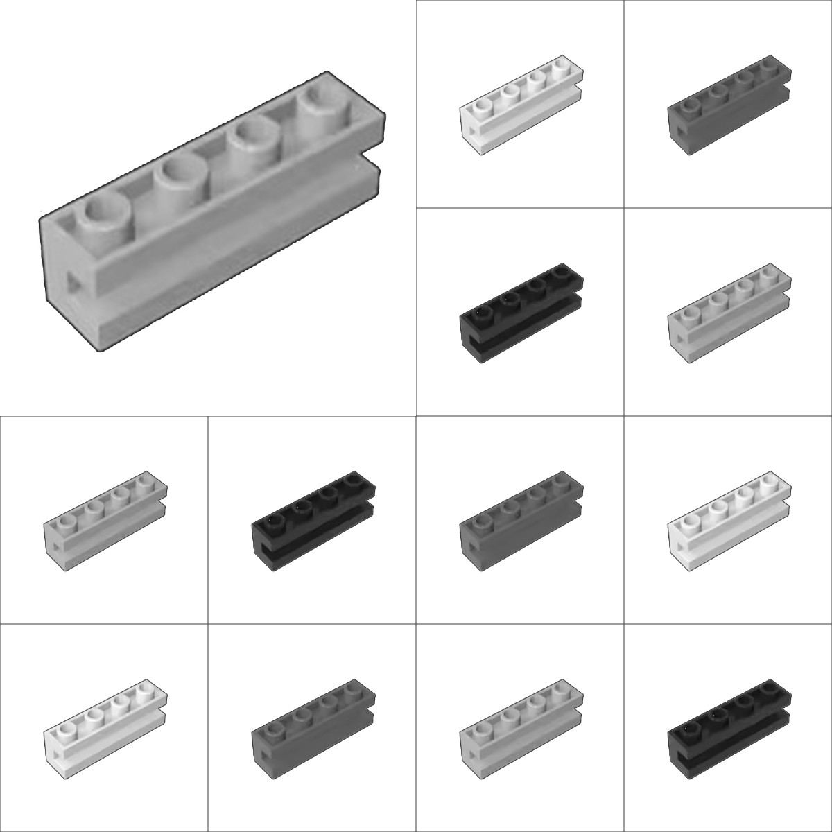 50pcs 2653 Modified 1x4 With C - Kids Education Channel review and price