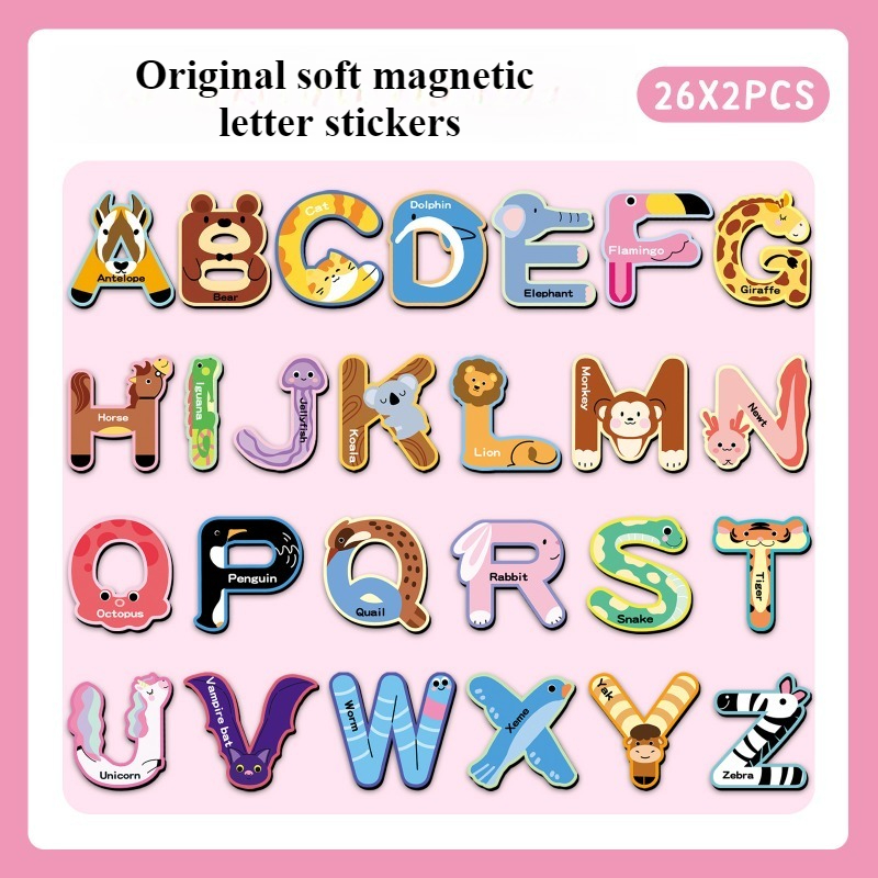 52Pcs Alphabet Magnetic Fridge - Abc Kids Early Education review and price