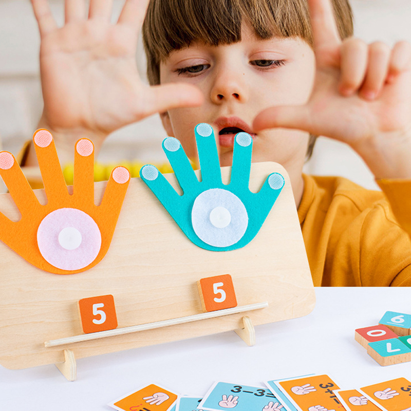 Kids Montessori Toys Wooden Fi - Kids Education Number review and price