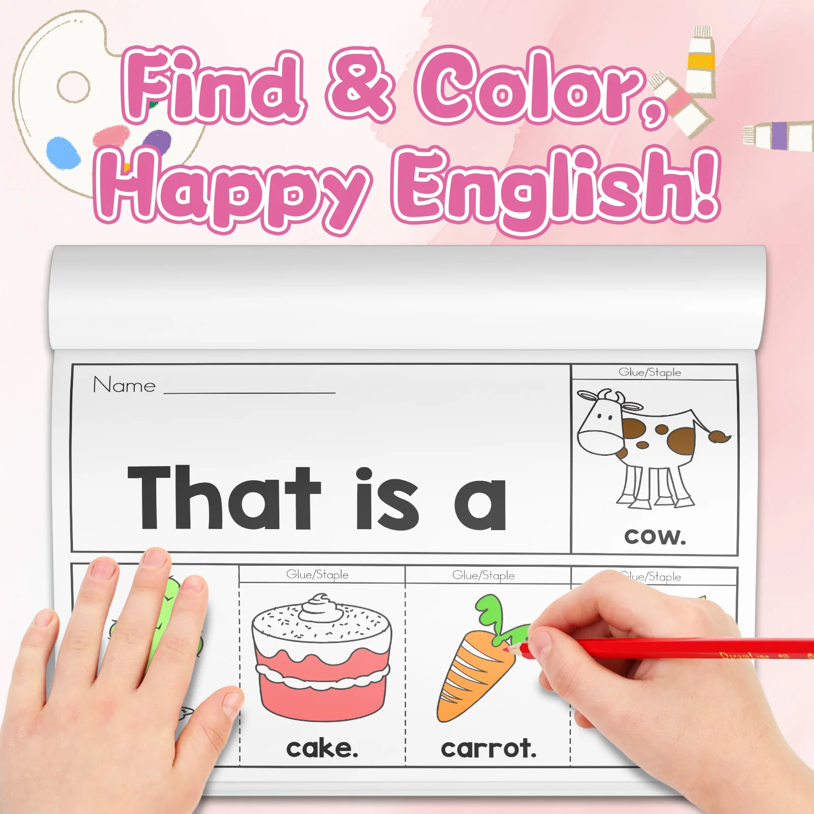 Kids English Word Coloring Wor - Kids Education Activities review and price