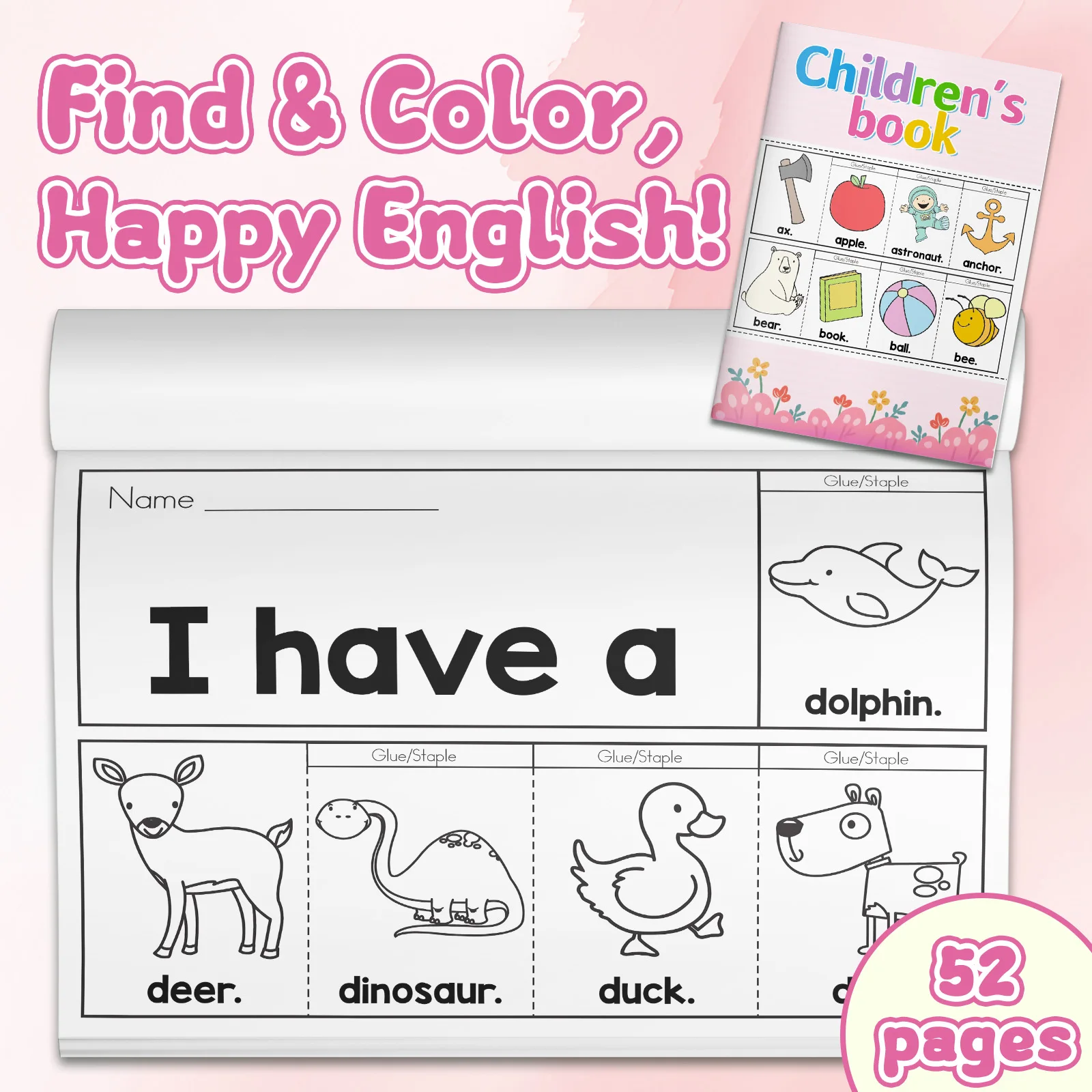 Kids English Word Coloring Wor - Kids Education Activities review and price