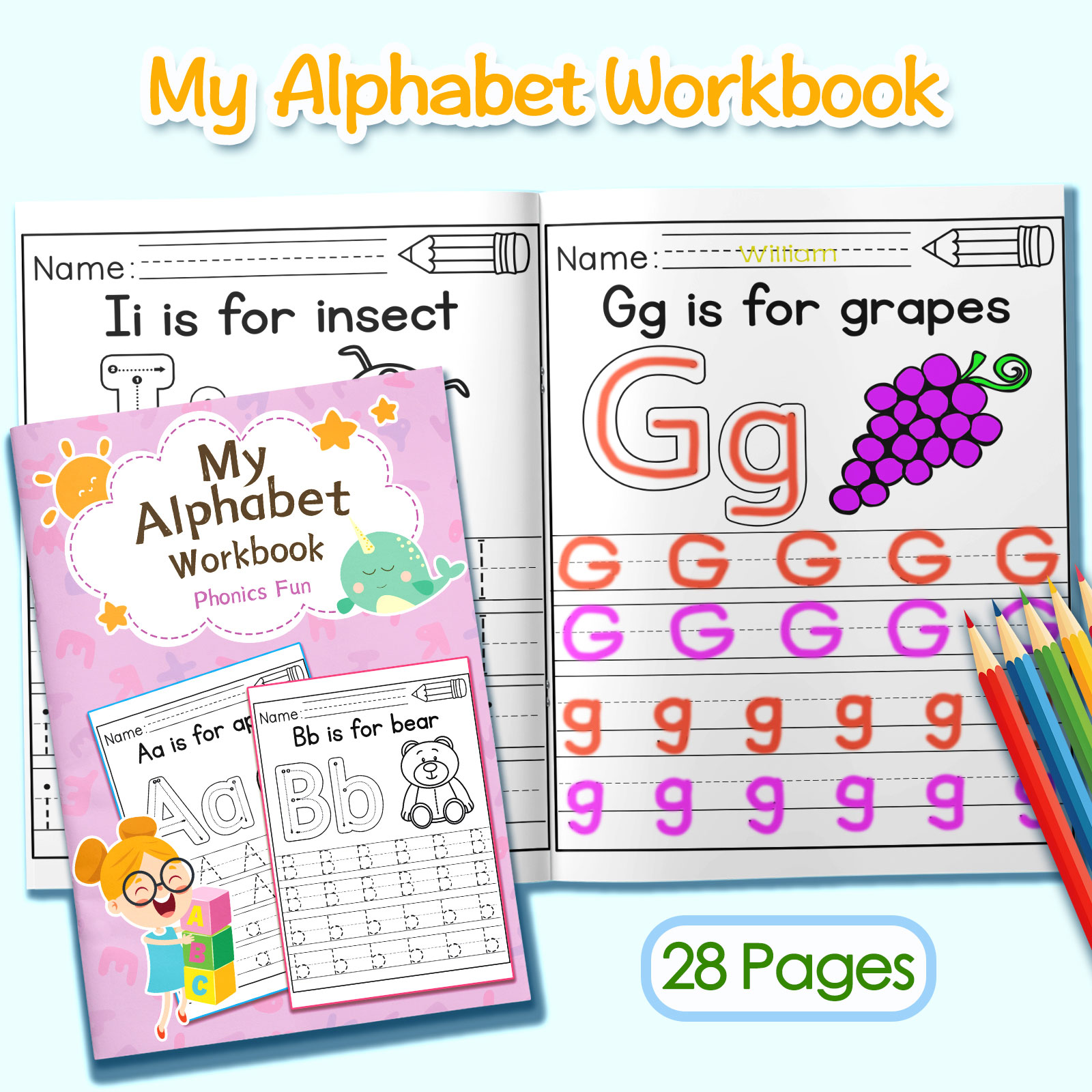 Kids Alphabet Words & Sentence - Kids Education Activities review and price