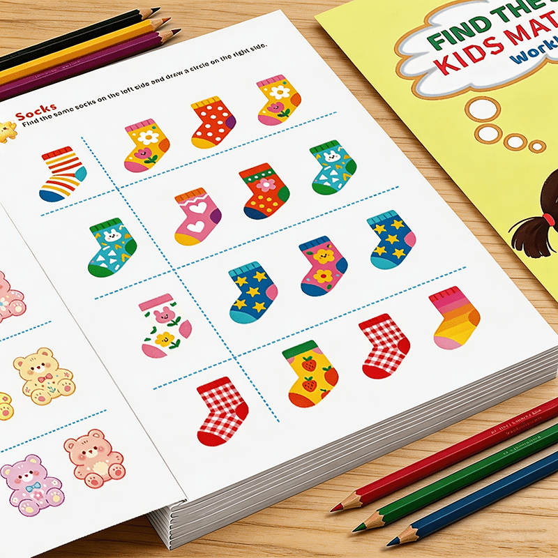 Find The Same Matching Workboo - Kids Education Activities review and price