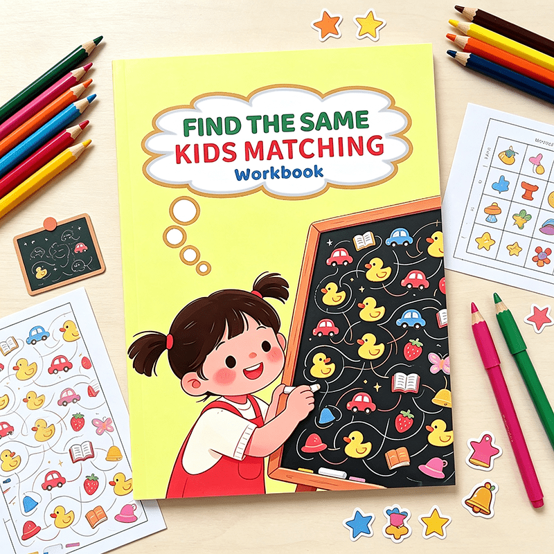 Find The Same Matching Workboo - Kids Education Activities review and price