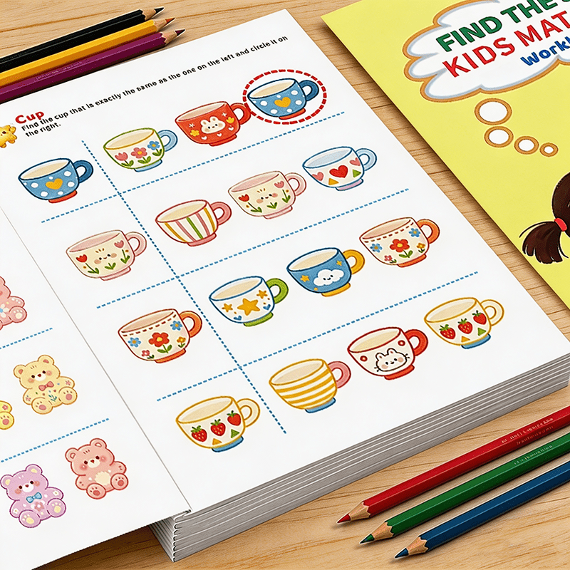 Find The Same Matching Workboo - Kids Education Activities review and price