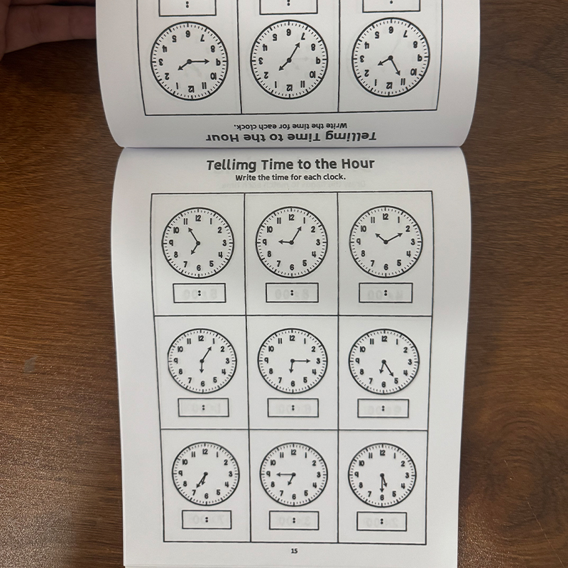 Telling Time Workbook for Kids - Kids Education Activities review and price