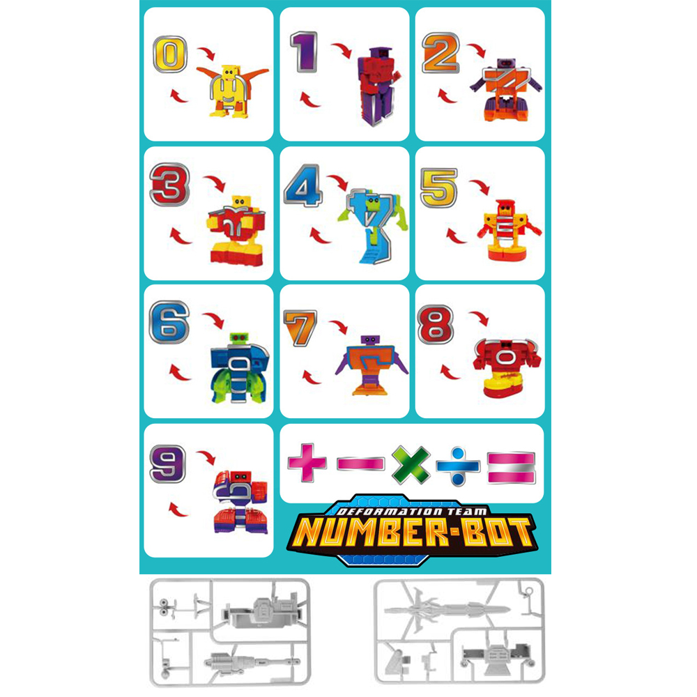 Number robot Toys, Digit Bots  - Kids First Education review and price